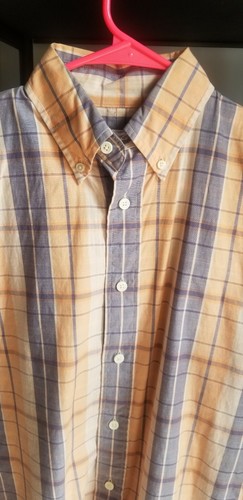 Jack Spade Mens Button Front Dress Shirt Bleecker Street Plaid XS - Picture 4 of 7