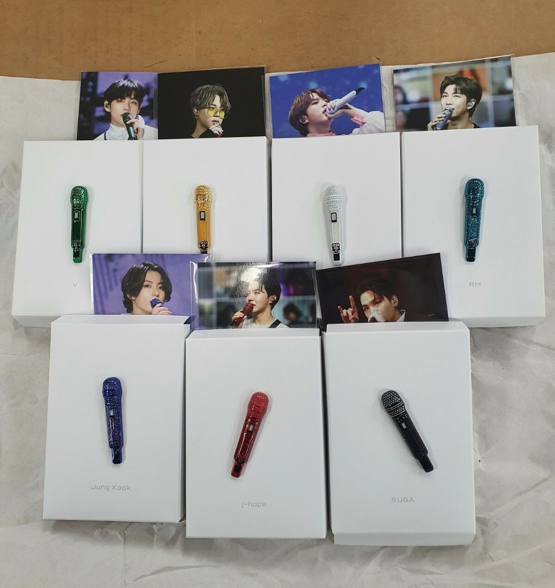 hybe insight bts mic color badge + random photocard | eBay hybe insight bts mic color badge + random photocard | eBay