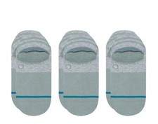 Stance Gamut 2 No Show 3 Pack Grey Heather Socks M145A19GPK-GRH