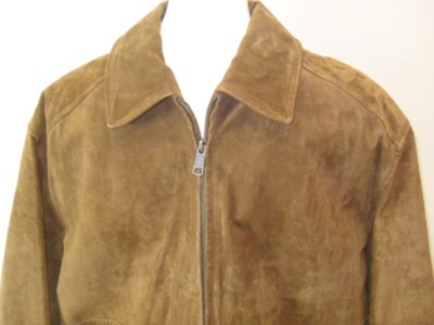 Roundtree & Yorke Light Brown Outerwear Leather Jacket L | eBay
