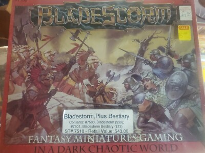 ICE Bladestorm plus Bestiary fantasy miniatures boxed game new factory sealed