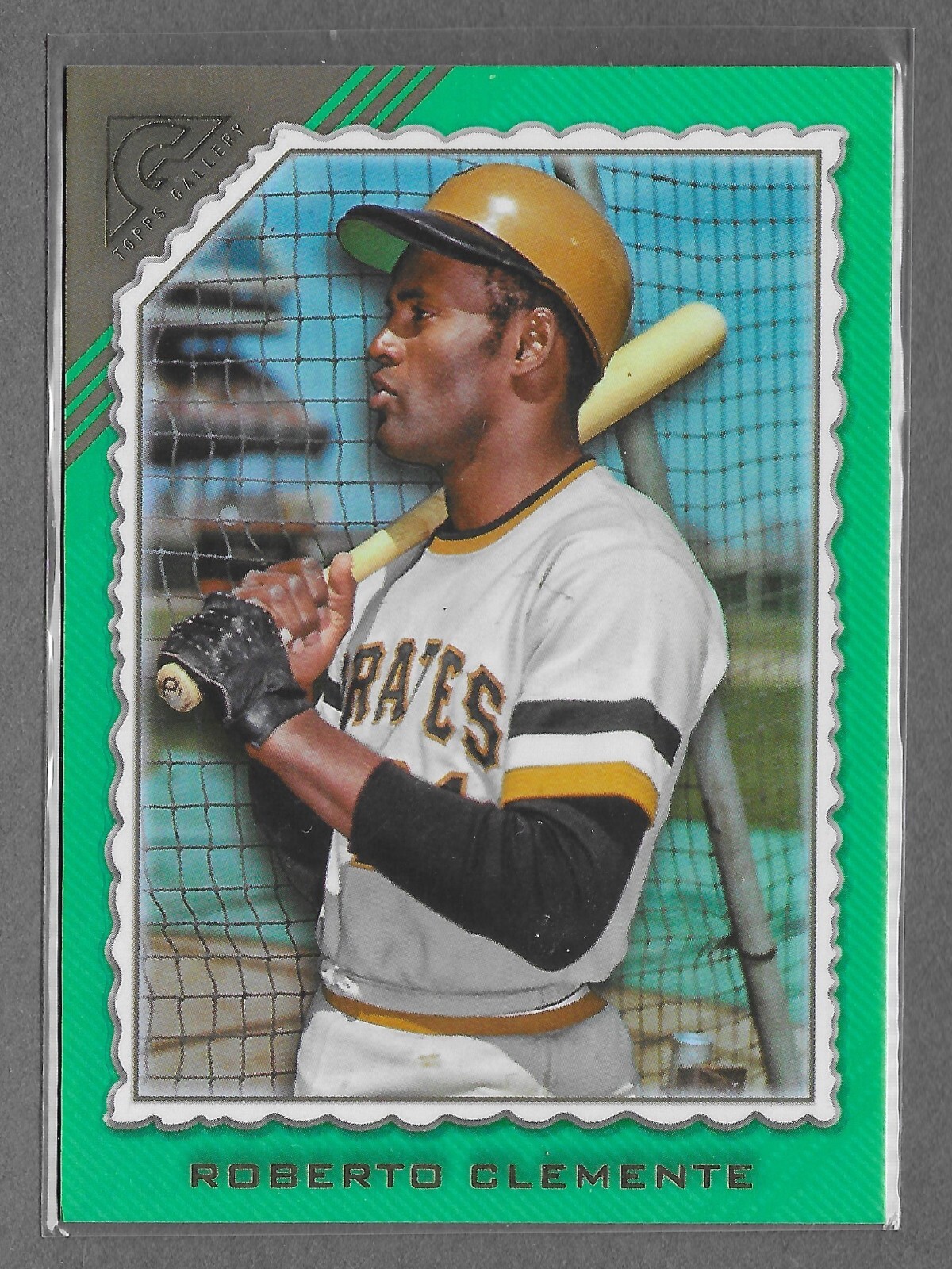 2022 Topps Gallery Green #6 Roberto Clemente 10/125