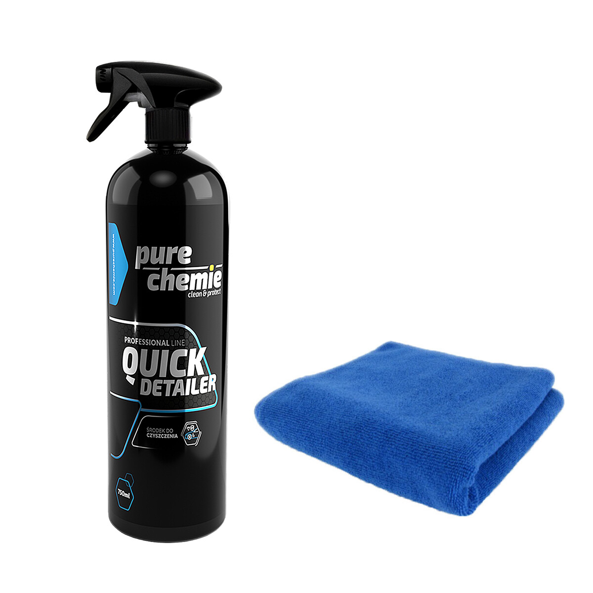 Polissage des peintures parfait grâce au Quick Detailer Pure Chemie anti-traces