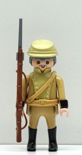 5 x SOLDAT SÜDSTAATLER BUTTERNUT B BEIGE Playmobil vs. Nordstaatler Custom RAR ! - Picture 9 of 10