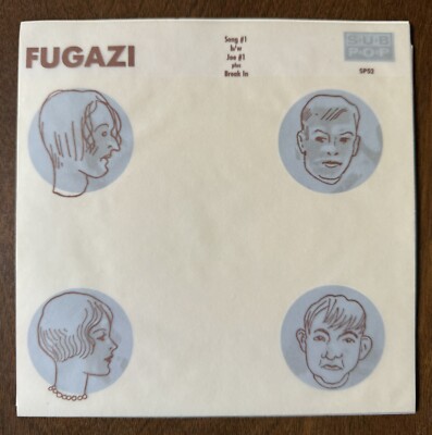 Fugazi - Song #1 - 7'' Vinyl - Sub Pop Singles Club Translucent Green Vinyl