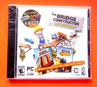 The Bridge Constructor - Physics Bundle NEW Sealed *** FREE Shipping ***