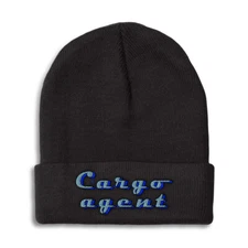 Beanies for Men Cargo Agent Winter Hats for Women Acrylic Skull Cap 1 Size