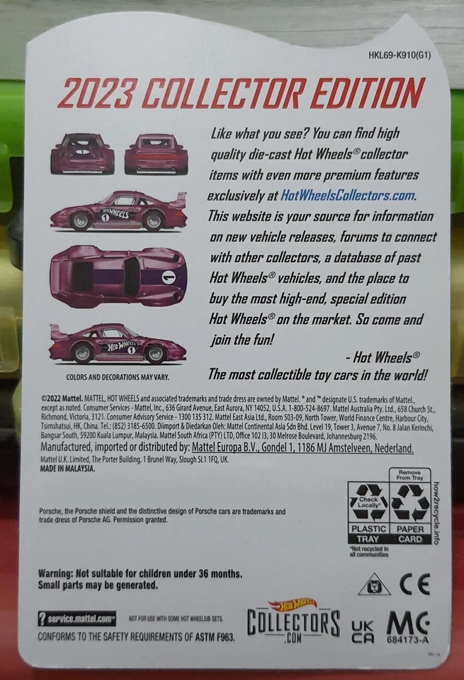 HOT WHEELS EDICIÓN COLECCIONISTA CORREO EN 2023 PORSCHE 993 GT2 Foto 2 de 2