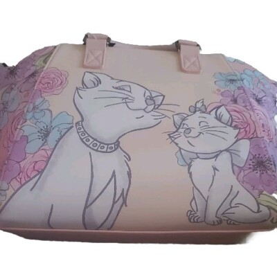Loungefly Disney The Aristocats Marie and Duchess Floral Satchel Bag New 