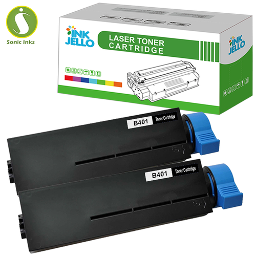 Black Non-OEM Toner Cartridge For Oki B401d B401dn MB441 MB441dn MB451 B401 - Foto 3