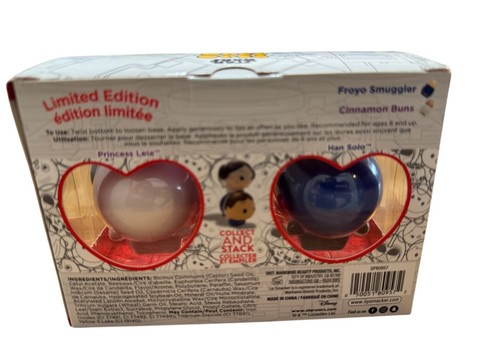 Lip Smackers Star Wars Tsum Tsum Han Solo Princess Leia Limited Edition - New - Picture 2 of 4