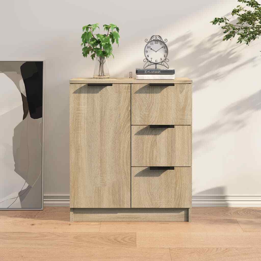 vidaXL Sideboard Sonoma Oak Engineered Wood