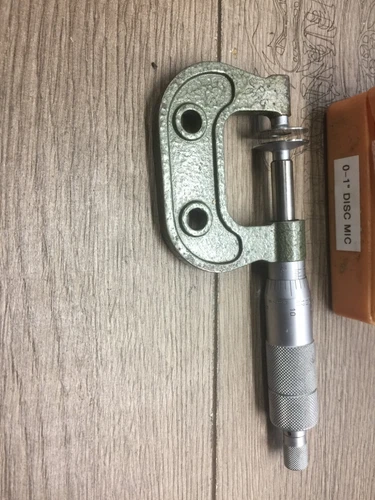 MITUTOYO 0 - 1 " DISC MICROMETER .001 " 