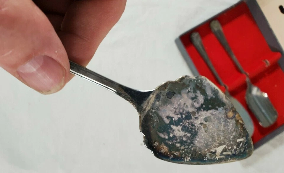 Juego de 3 piezas para servir queso Sheffield Cheese Master de colección caja de platos plateados Inglaterra usado en excelente estado Foto 3 de 4