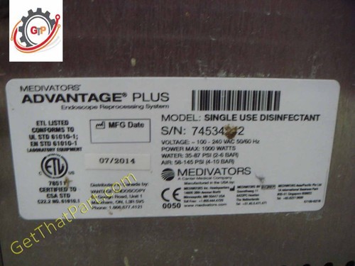 Medivators Advantage Plus Main 24VDC 336W Netzteilbaugruppe getestet - Bild 8 von 8
