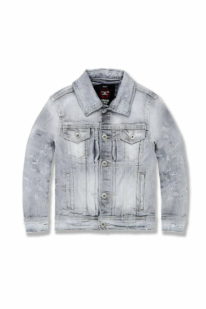 Men's Tall Denim Trucker Jacket