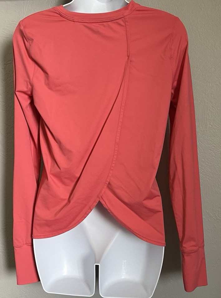 Athleta Athletic Split Back Long Sleeve Pink Wome… - image 3