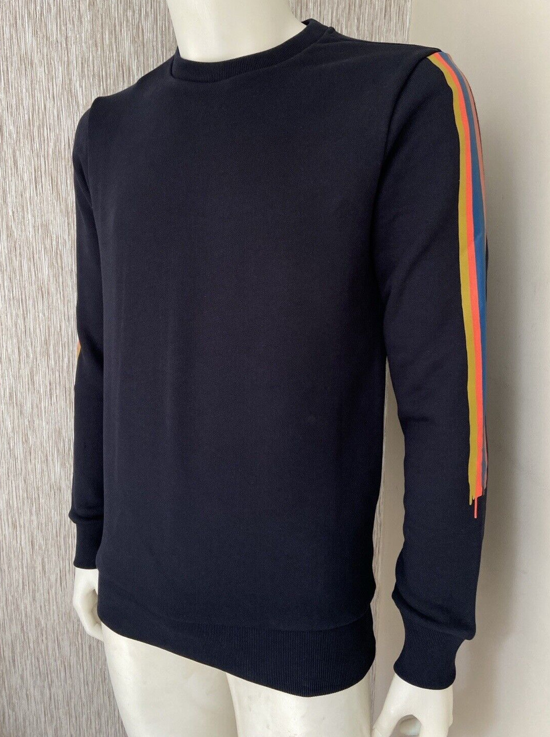 PAUL SMITH PAINTED ARTIST  STRIPE SWEATSHIRT SIZE S RETAIL £230 BNWT