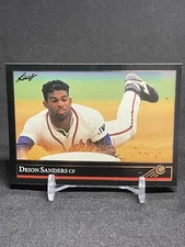 DEION SANDERS 1992 LEAF GOLD EDITION 448 ATLANTA BRAVES FALCONS COWBOYS HOF
