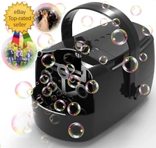 Bubble Machine Durable Automatic Bubble Blower, 18000+ Big Bubbles per Minute Bu