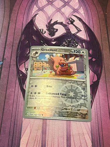 Pokémon TCG Greedent Chilling Reign 128/198 Holo Holo Rare