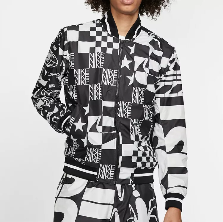 Nike sportswear printed jacket sale