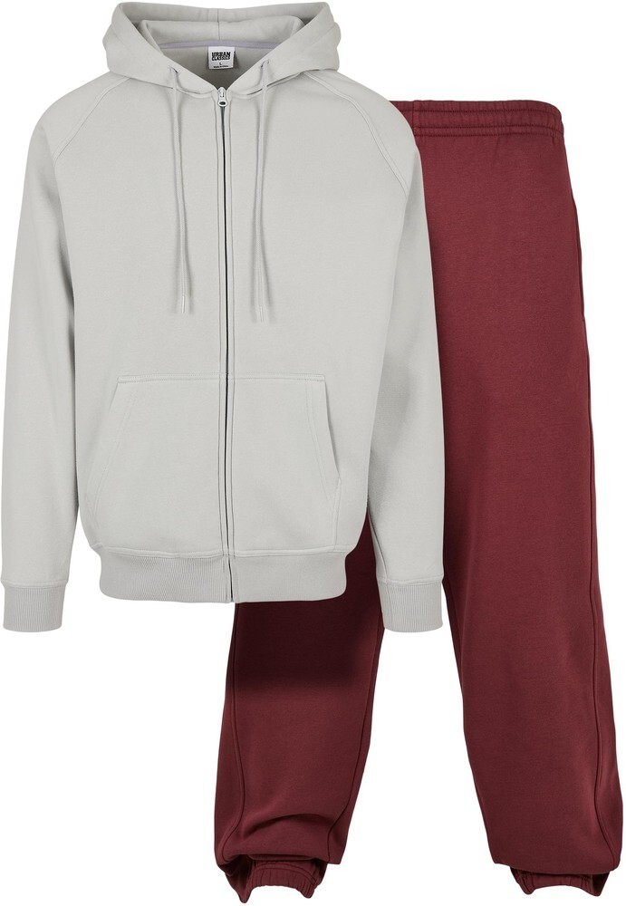 Футболка Urban Classics Blank Suit светло-серого цветавишневый 13090₽