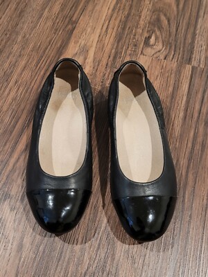 Dansko Women's Lisanne Black Milled Nappa Ballet Flats Size 36