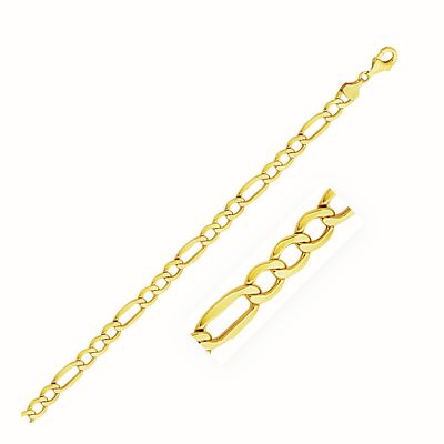 10 Karat Gelbgold Lite Figarokette (5,60 mm)