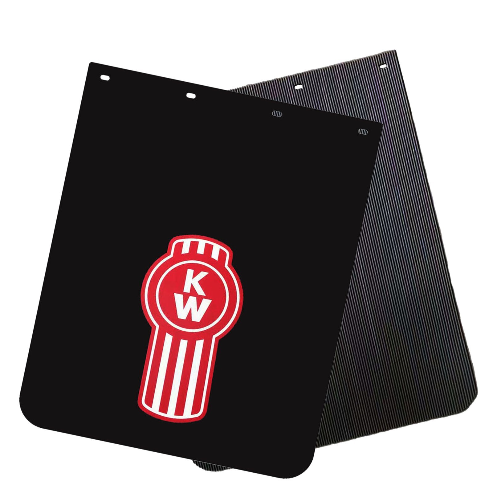 2PCS 24x30 Heavy Duty Black Mud Flaps for Semi Trucks and Trailers