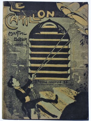 Le Carillon - orig ca. 1908 Paris France Cabaret Promotional Book