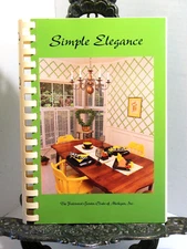 Federated Garden Clubs Of Michigan Cookbook 1997 MGC Member Recipes VG FIRST ED