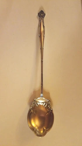 Towle EMPIRE Sterling Lettuce Serving Spoon 9 1/8" Long