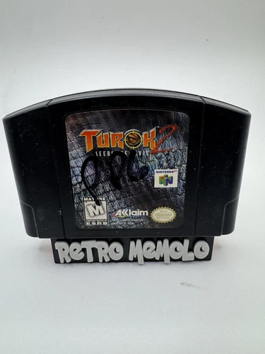 Turok 2: Seeds of Evil (Nintendo 64, 1998) N64 Authentic Game Cart Only