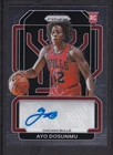 2021-22 AYO DOSUNMU AUTO PANINI PRIZM ROOKIE RC AUTOGRAPHS
