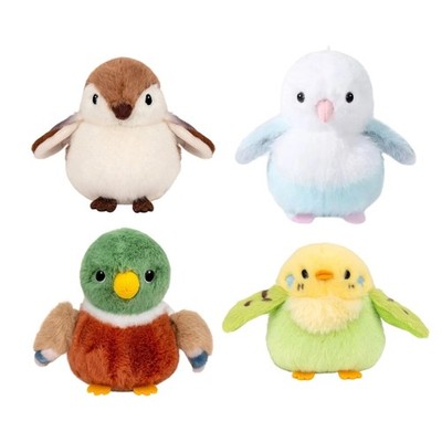 Cute Furry Bag Pendant Bird Toy Lightweight Plush Companion For Home Decoration