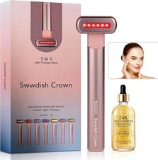 Skincare Advanced Light Therapy Wand 7 Color Therapy Wand For Acne/Age Spots