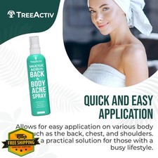Back Acne Spray 2 Salicylic Acid Tea Tree Oil 4 fl oz