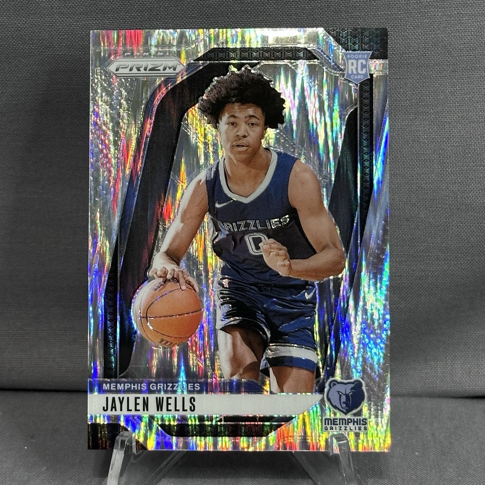 2024-25 Panini Prizm - Jaylen Wells #239 Skewed Prizm /249 (RC)