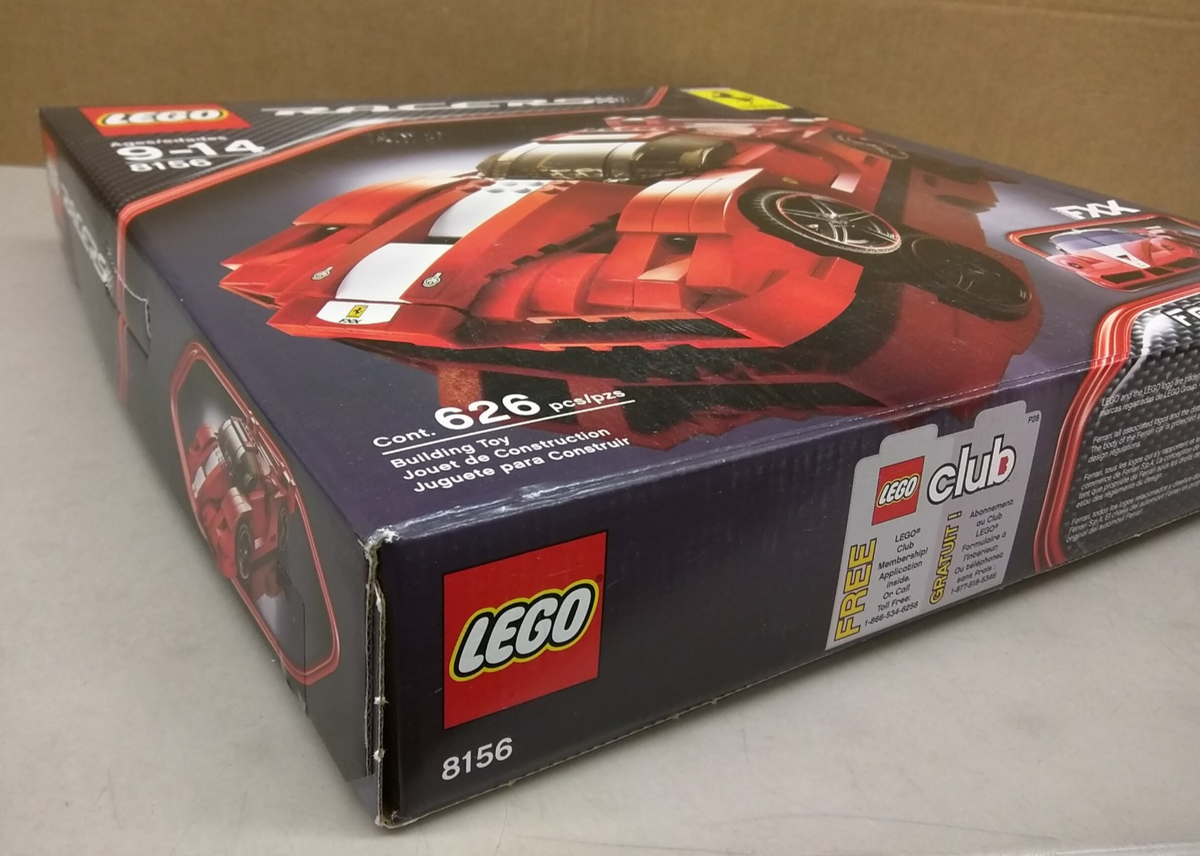 LEGO Racers 8156 Ferrari FXX 1:17 NEW! RARE! Red Sports Race Car