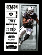 2017 Panini Contenders Season Ticket #73 Marshawn Lynch Oakland Raiders QTY