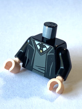 LEGO GENUINE Harry Potter TORSO Hogwarts robe black tie Darco Malfoy Hermione