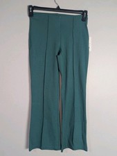 NWT A New Day Target Teal Stretch Pull On Crop Dress Pants Size XS