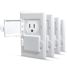 Outlet Covers Baby Proofing - 4 Pack Baby Proof Safety Electric Plug Covers - fo