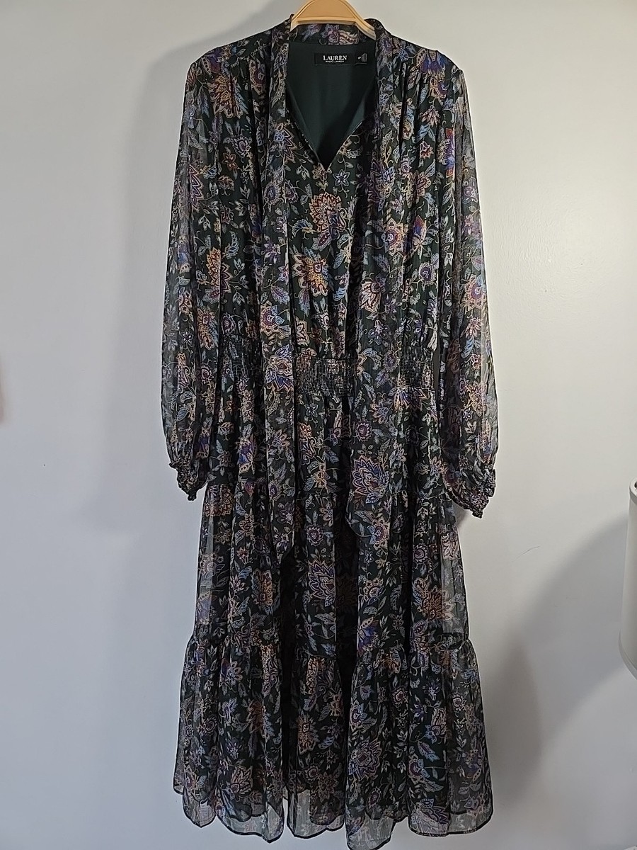 ralph lauren green maxi dress Ralph Lauren Collection halter-neck Sleeveless Maxi Dress | Green