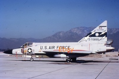 35mm Dia - USAF Convair F-102 Delta Dagger Jet Interceptor, 1971