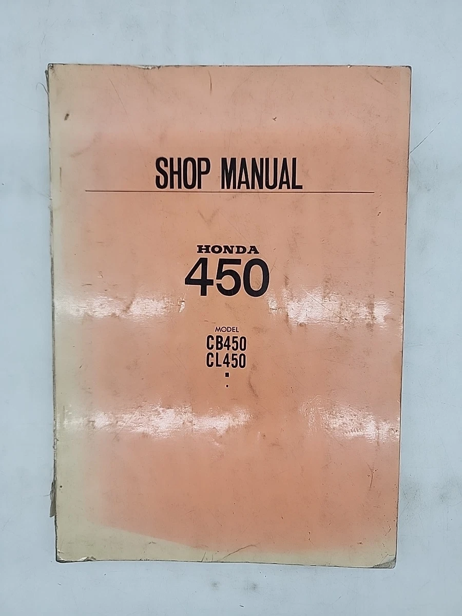 Honda Motorcycle Manuals and Literature CB450 Repair for sale | eBay