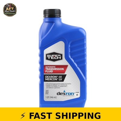 Super Tech Dexron VI/Mercon LV Synthetic Transmission Fluid 1 Quart