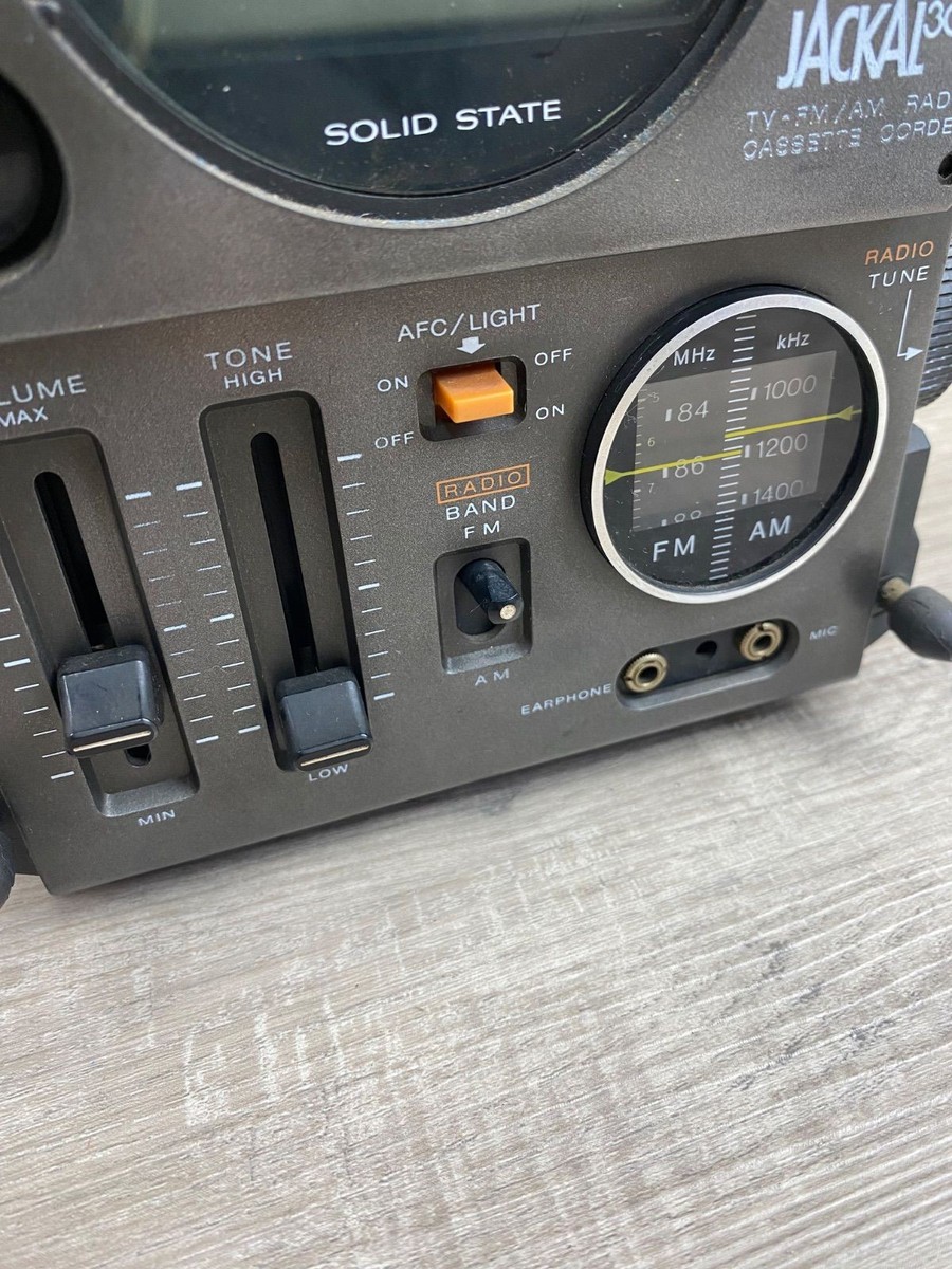 Sony FX-300 Jackal 300 TV FM AM Radio Cassette Recorder Boombox