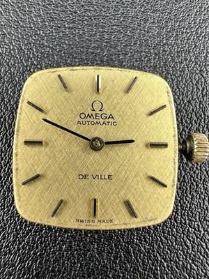 Omega De Ville Automatic Kal. 661 läuft Original Uhrwerk mit Zifferblatt Krone